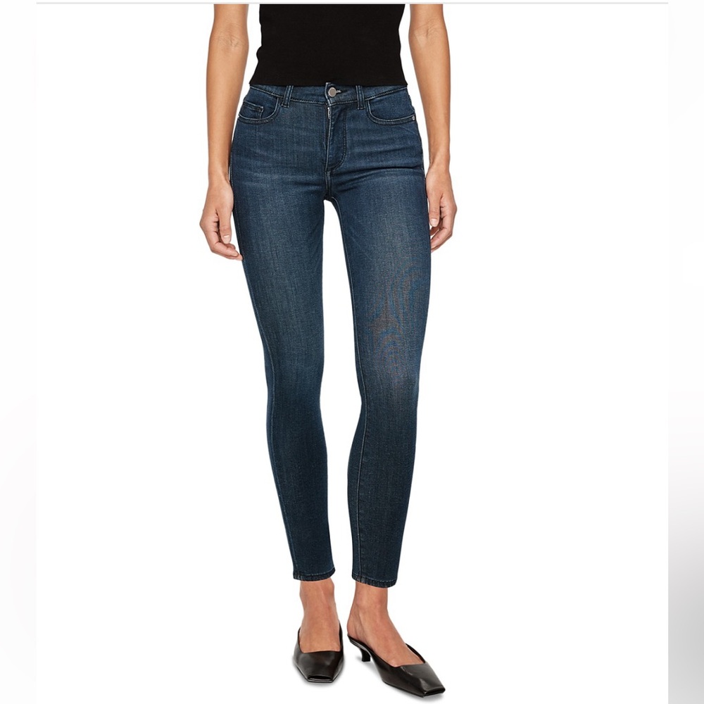 DL1961 Farrow Skinny Jeans in Dark Indigo